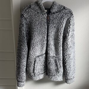 Kori Gray Sherpa Zip Jacket